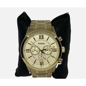 Fossil BQ1128IE Flynn Chronograph Gold-Tone Stainless Steel Watch